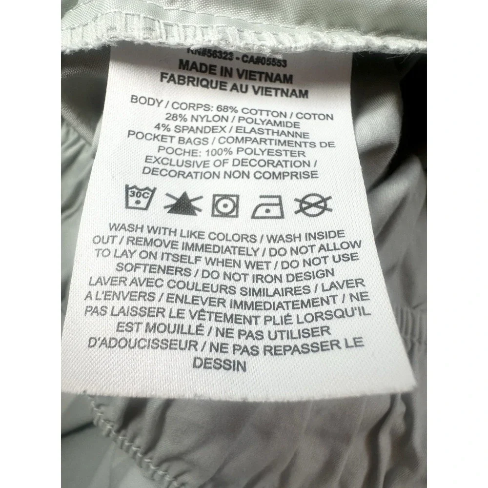Nike Sportswear Essential Women's High‎ Rise Curve LARGE Grey Haze Pants Barrel